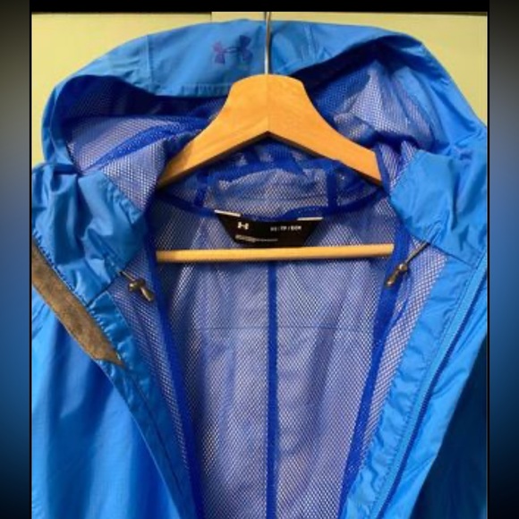 Women’s Under Amour Spring Fall Windbreaker jacket XS NWOT - Picture 4 of 6